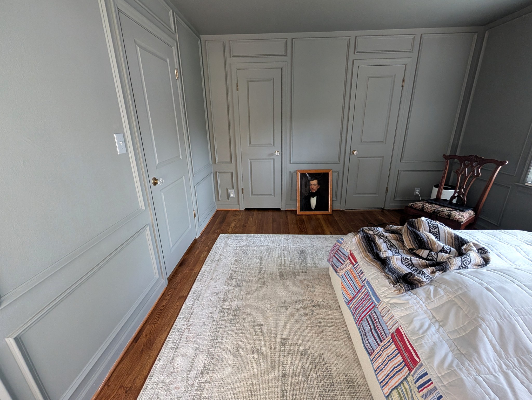 Bedroom paint and trim work